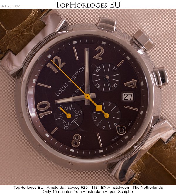 Louis Vuitton - Tambour Automatic Chronograph - Q1121 - Men - Catawiki