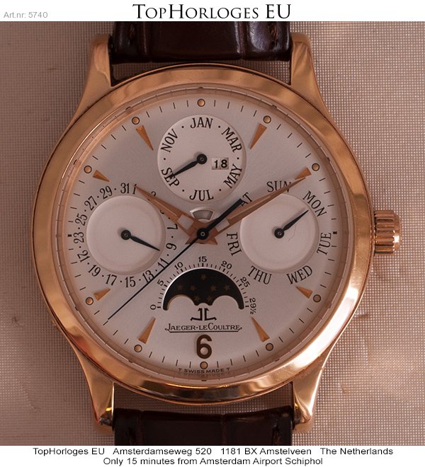 Jaeger-LeCoultre Master Control Perpetual Calendar 140.240.802 140.2.80 ...