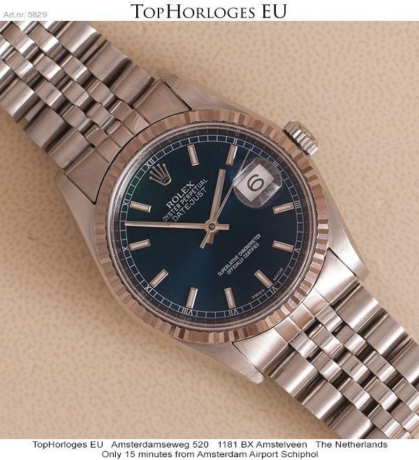 rolex datejust 36mm 16234
